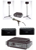 岡山 イベント 音響機器 レンタル  レンタル BOSE 小型PAレンタル レントオール岡山　