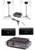 ボーズPA　レンタル料金　岡山 音響レンタル イベント 音響機器レンタル　料金  BOSE アンプ　80W　ボーズ　レンタル　画像　レントオール　岡山